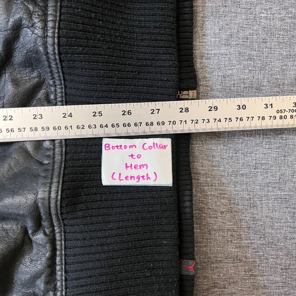 Nike Vintage Air Jordan Leather Jacket - Men's Size L - Black - Picture 11 of 12